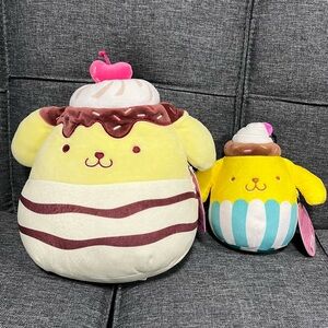 Bundle of 2 Pompompurin Squishmallows